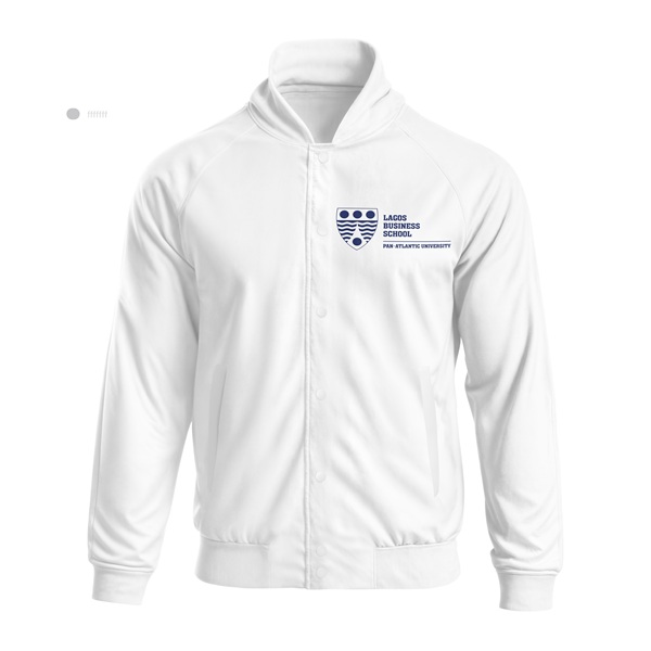 .White Varsity Jacket.